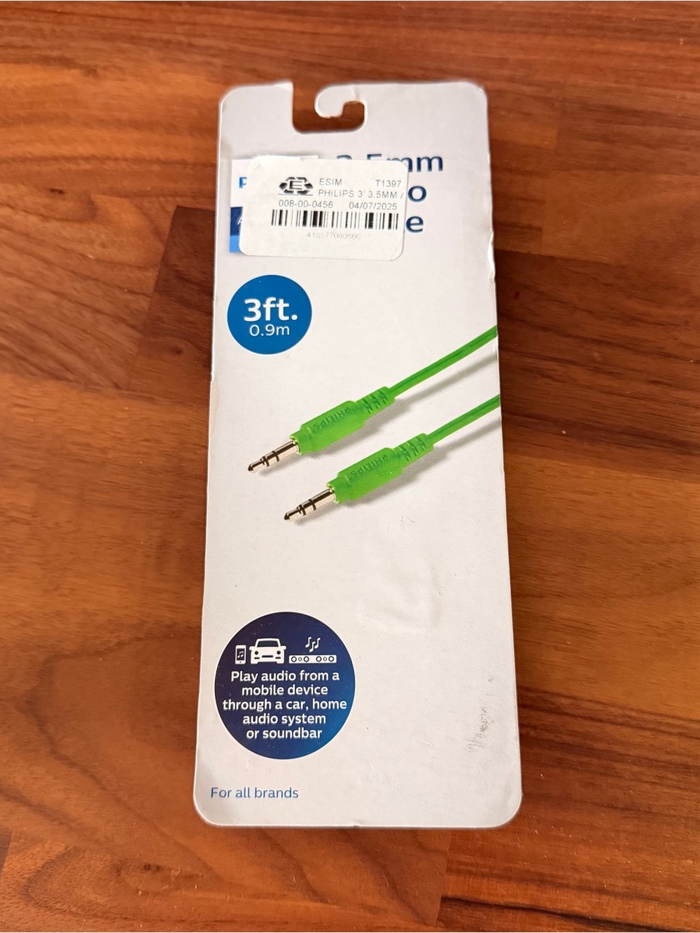 PHILIPS 3ft Audio Cable